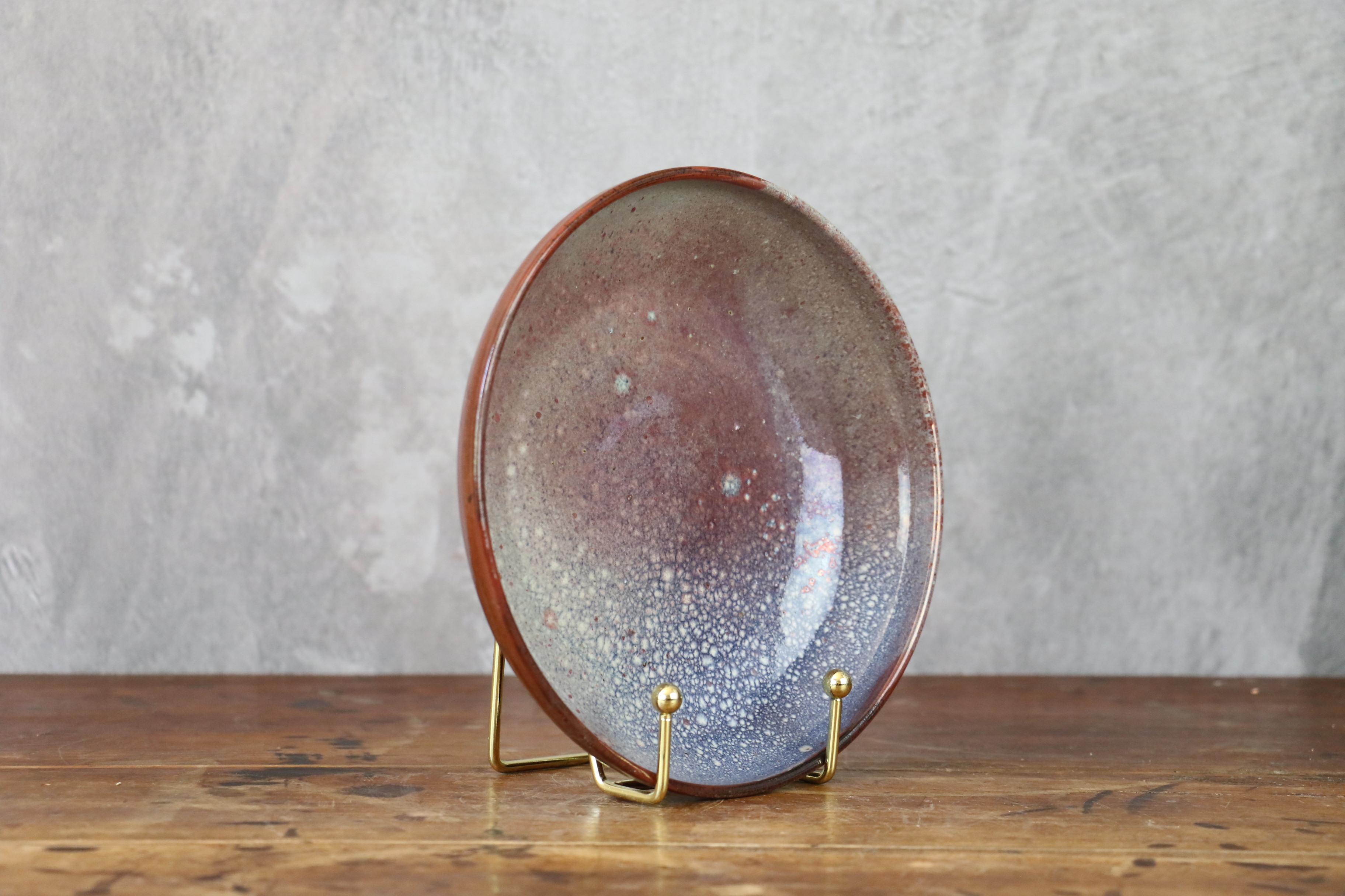 Set of 3 ceramic plates by Robert Chiazzo, era Jouve, Ruelland For Sale 6