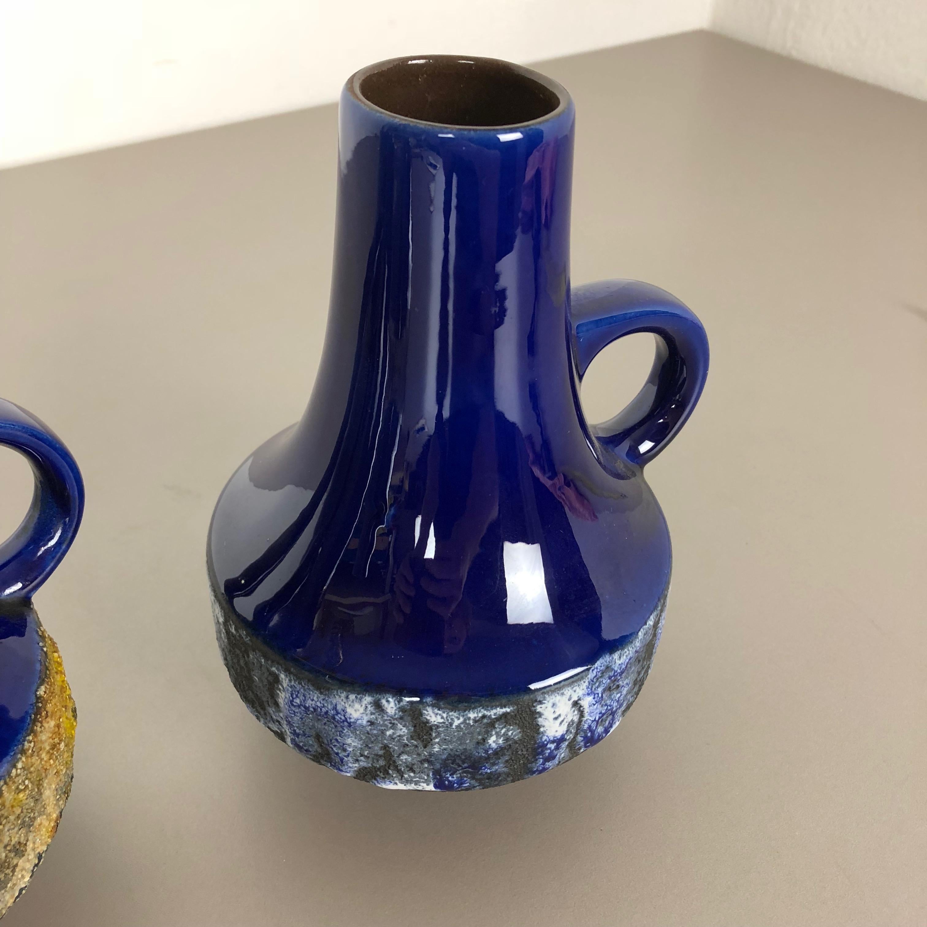 Juego de 3 jarrones de cerámica Heinz Siery Carstens Tönnieshof, Alemania, años 70 Cerámico en venta