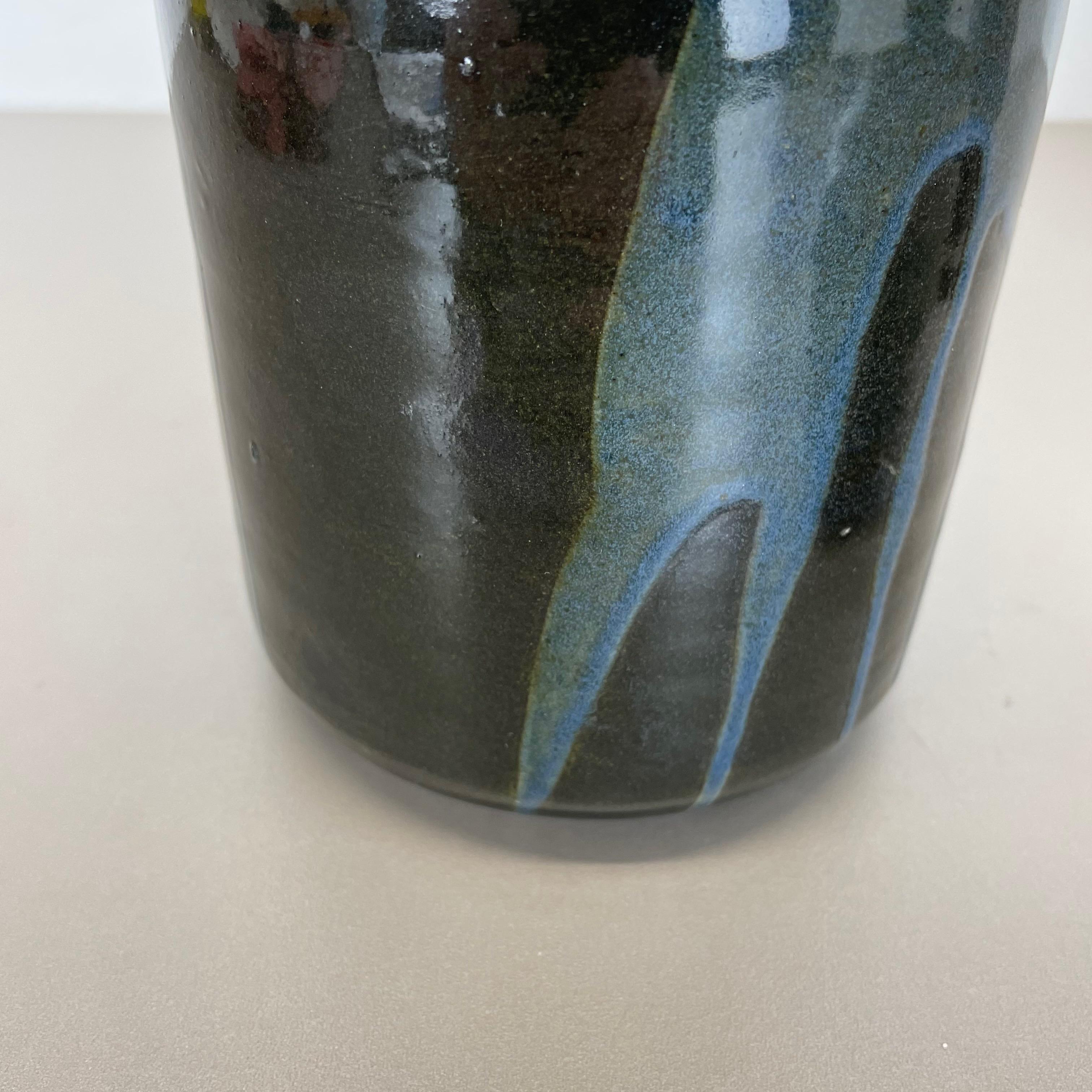 Set di 3 vasi in ceramica Studio Pottery di Elke and Elke Kubicek, Germania, anni '70 in vendita 3