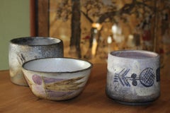 Set of 3 ceramic vase by Menelika