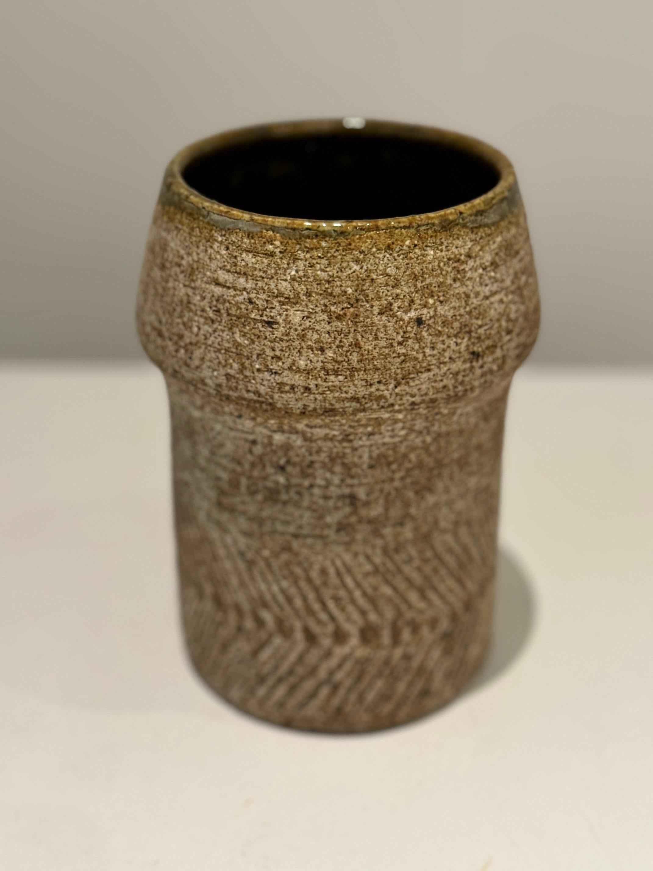Set di 3 vasi in ceramica di Lisa Larson , Gustavsberg Svezia, anni '60 in vendita 5
