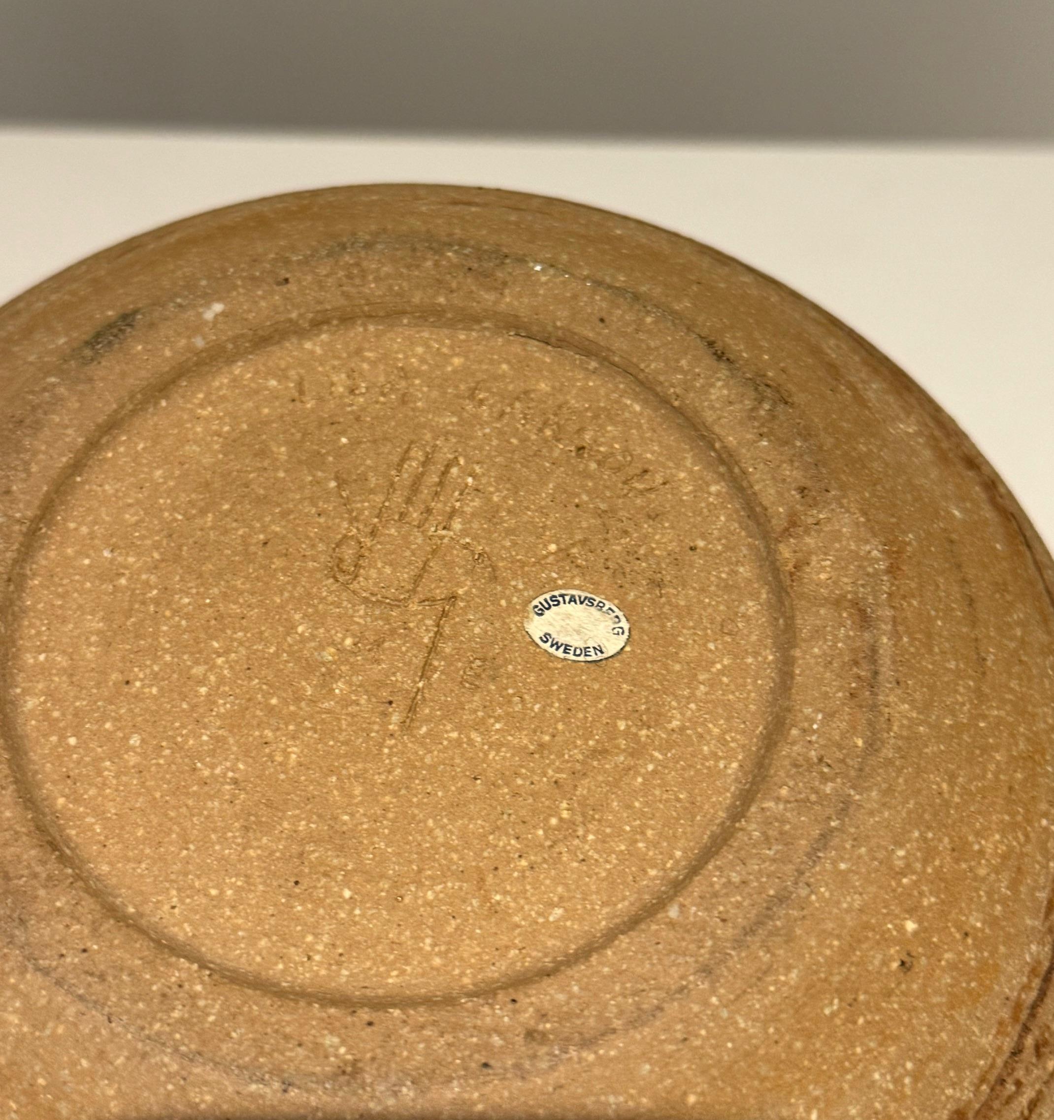 Set di 3 vasi in ceramica di Lisa Larson , Gustavsberg Svezia, anni '60 in vendita 8