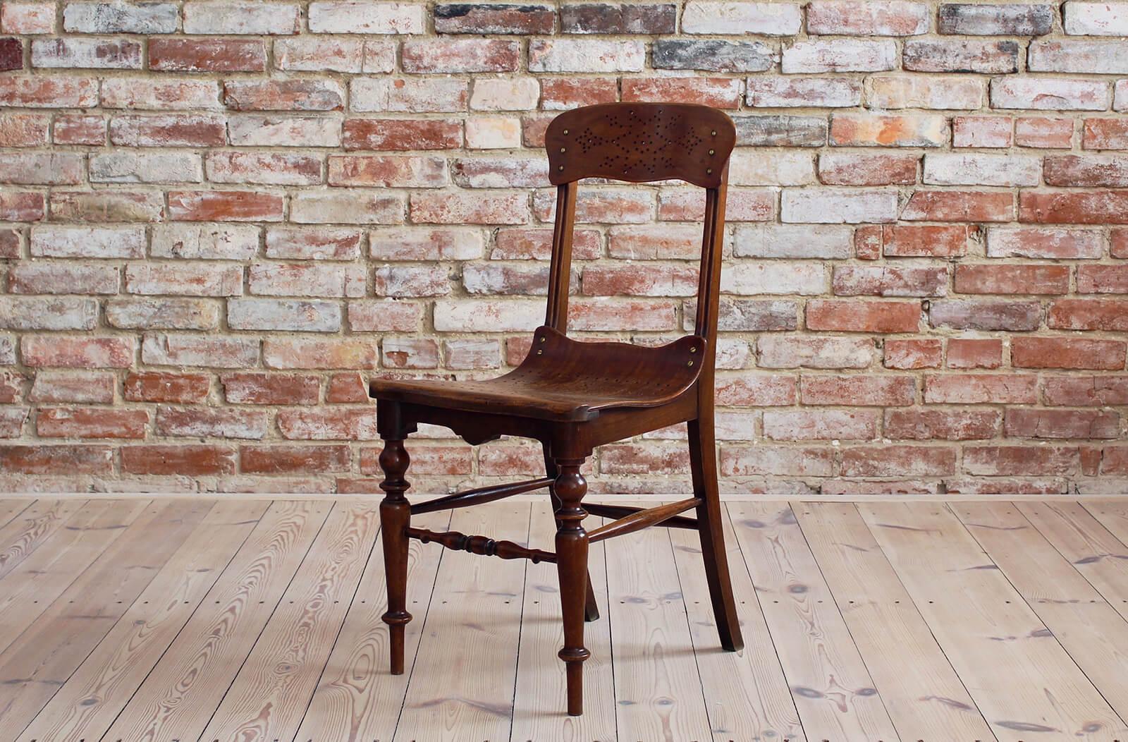 Set of 3 Chairs, Bent Plywood, Early 20th Century 1