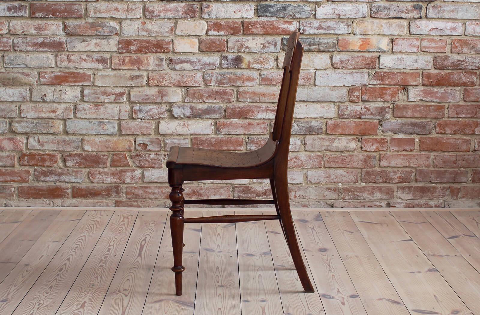 Set of 3 Chairs, Bent Plywood, Early 20th Century 2