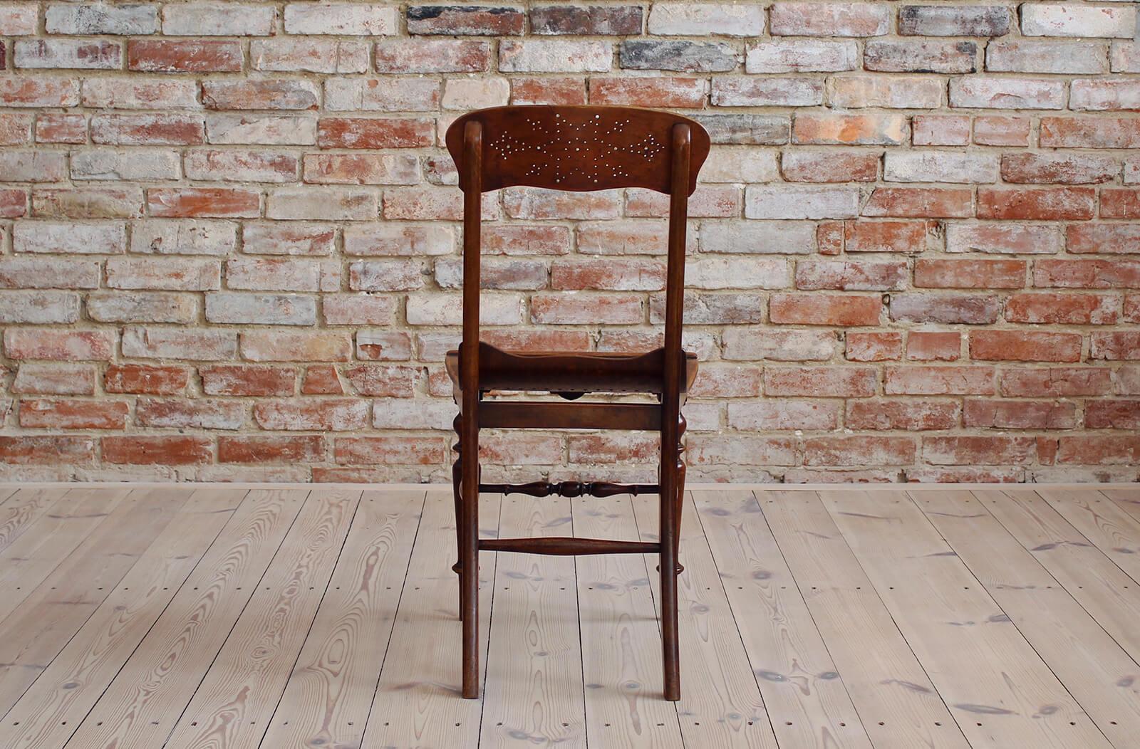 Set of 3 Chairs, Bent Plywood, Early 20th Century 4