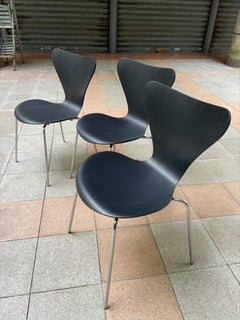 Set of 3 Chairs Model "3107", Arne Jacobsen, 1960