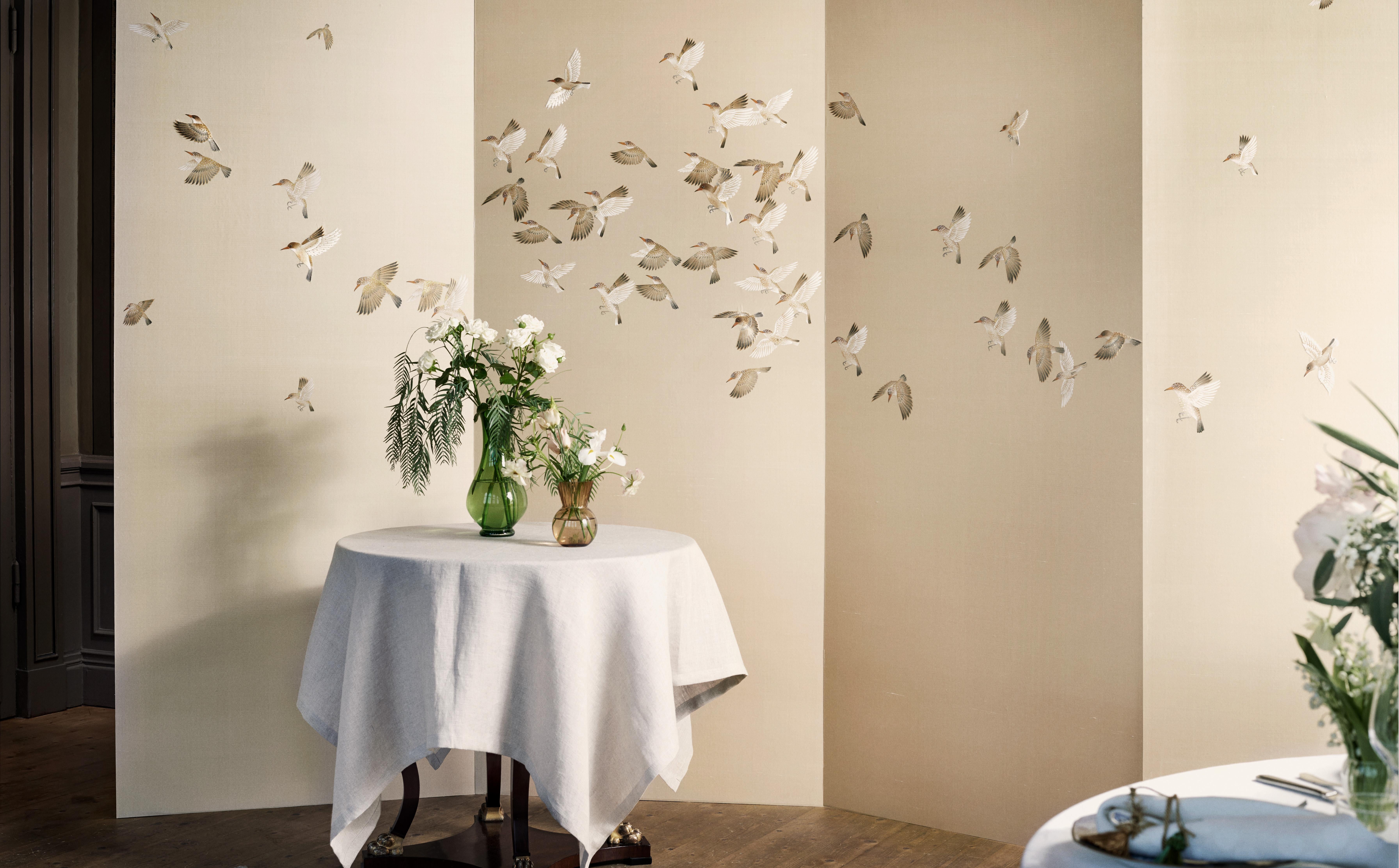 XXIe siècle et contemporain Ensemble de 3 tableaux de Chinoiserie, aquarelles et broderies à la main sur soie en vente