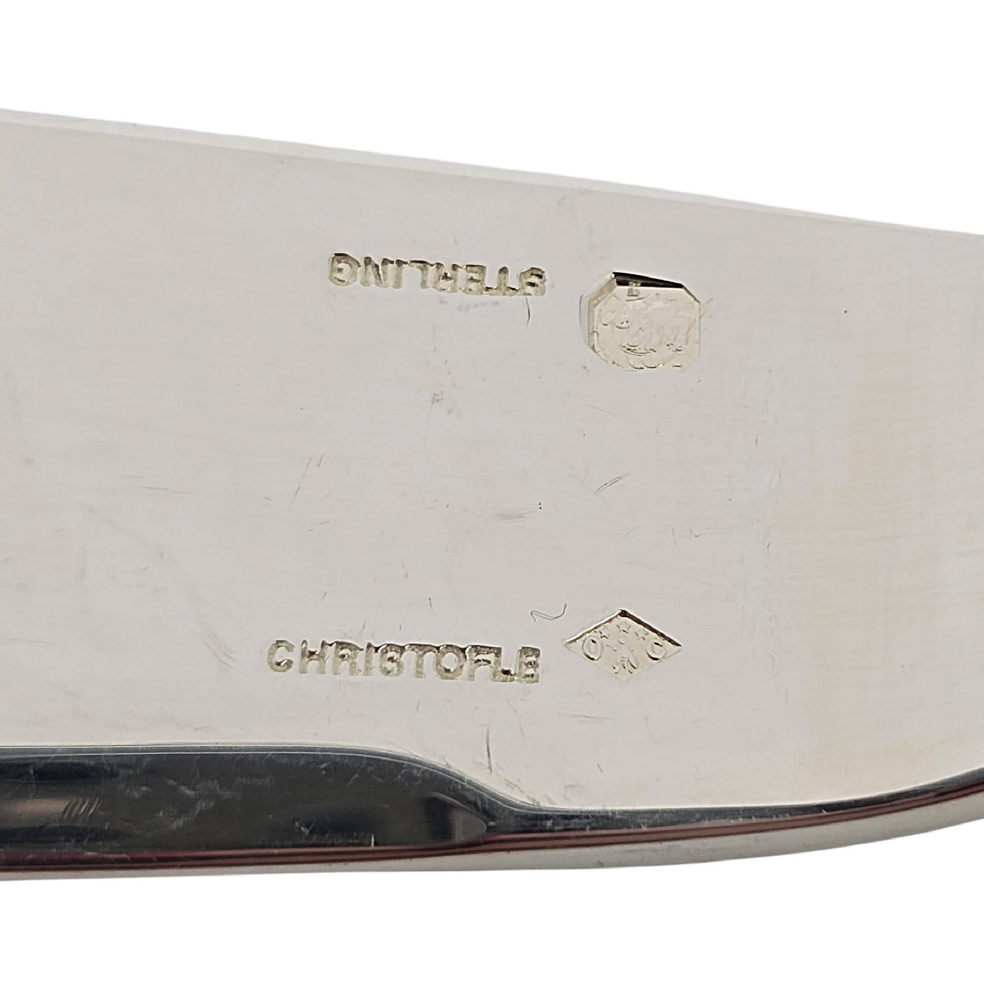 Set di 3 coltelli da pesce Christofle in argento sterling Chinon 7 7/8