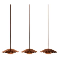Set Of 3 Clam Pendant Lamps by Studio Gameiro