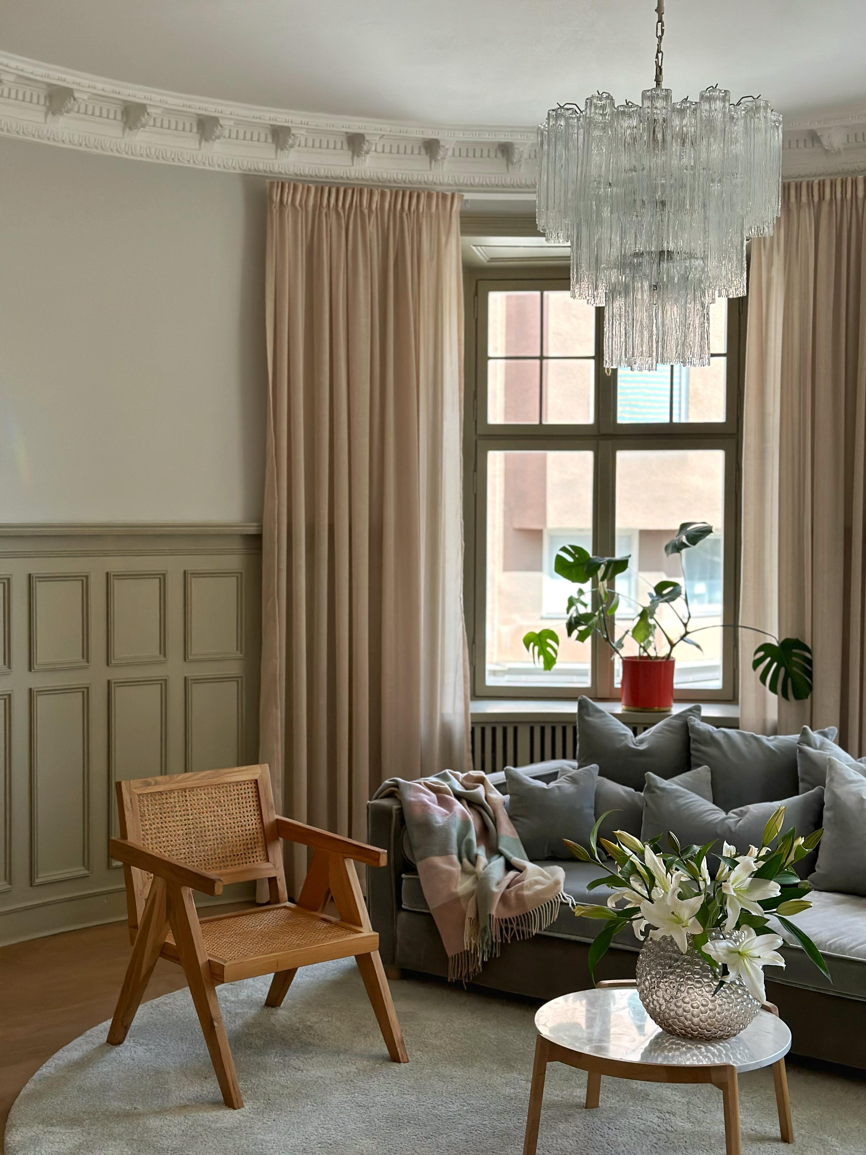 Set di 3 lampadari classici di Murano Tronchi In condizioni ottime in vendita a Bromma, SE