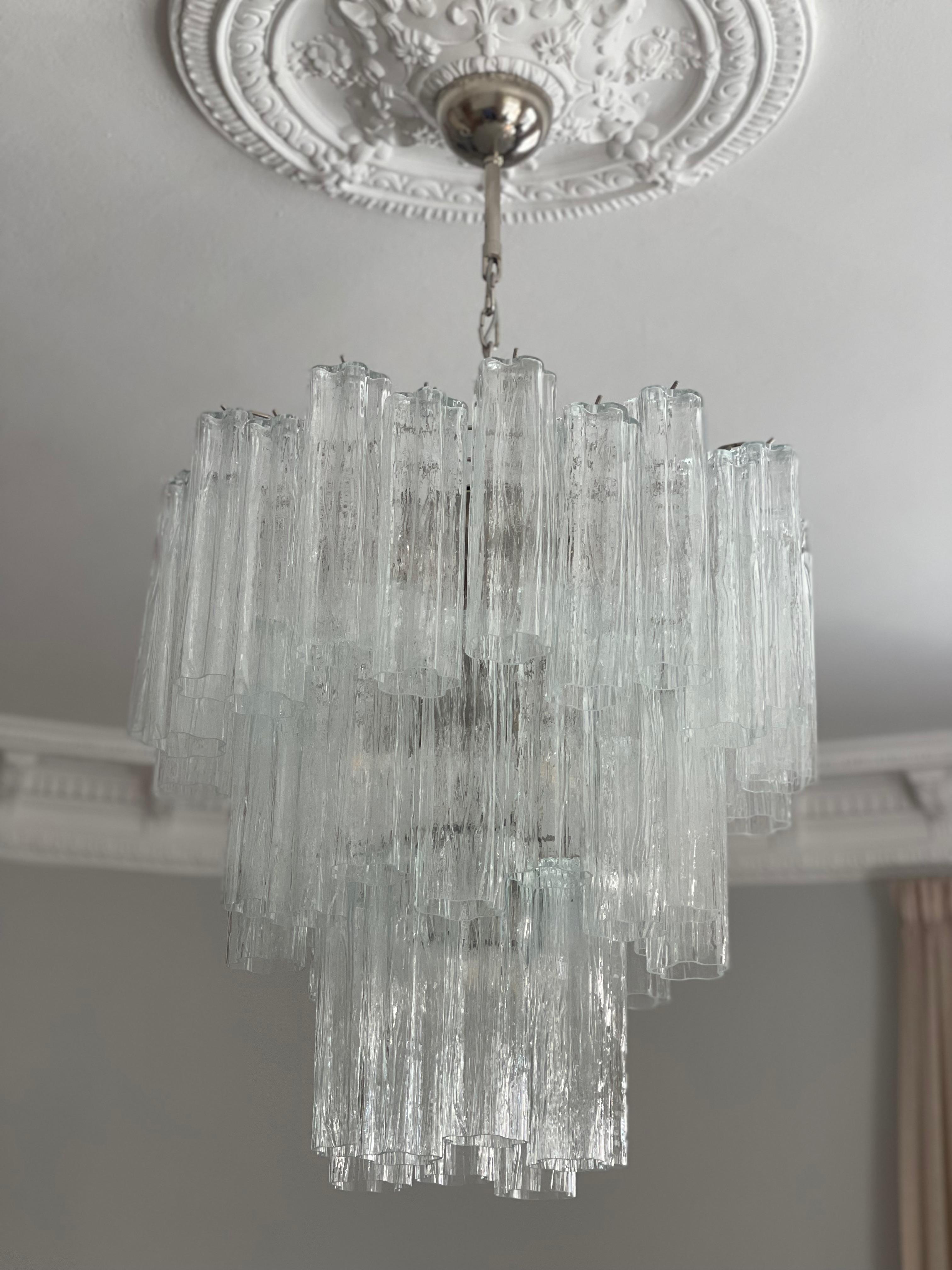 Set di 3 lampadari classici di Murano Tronchi in vendita 1