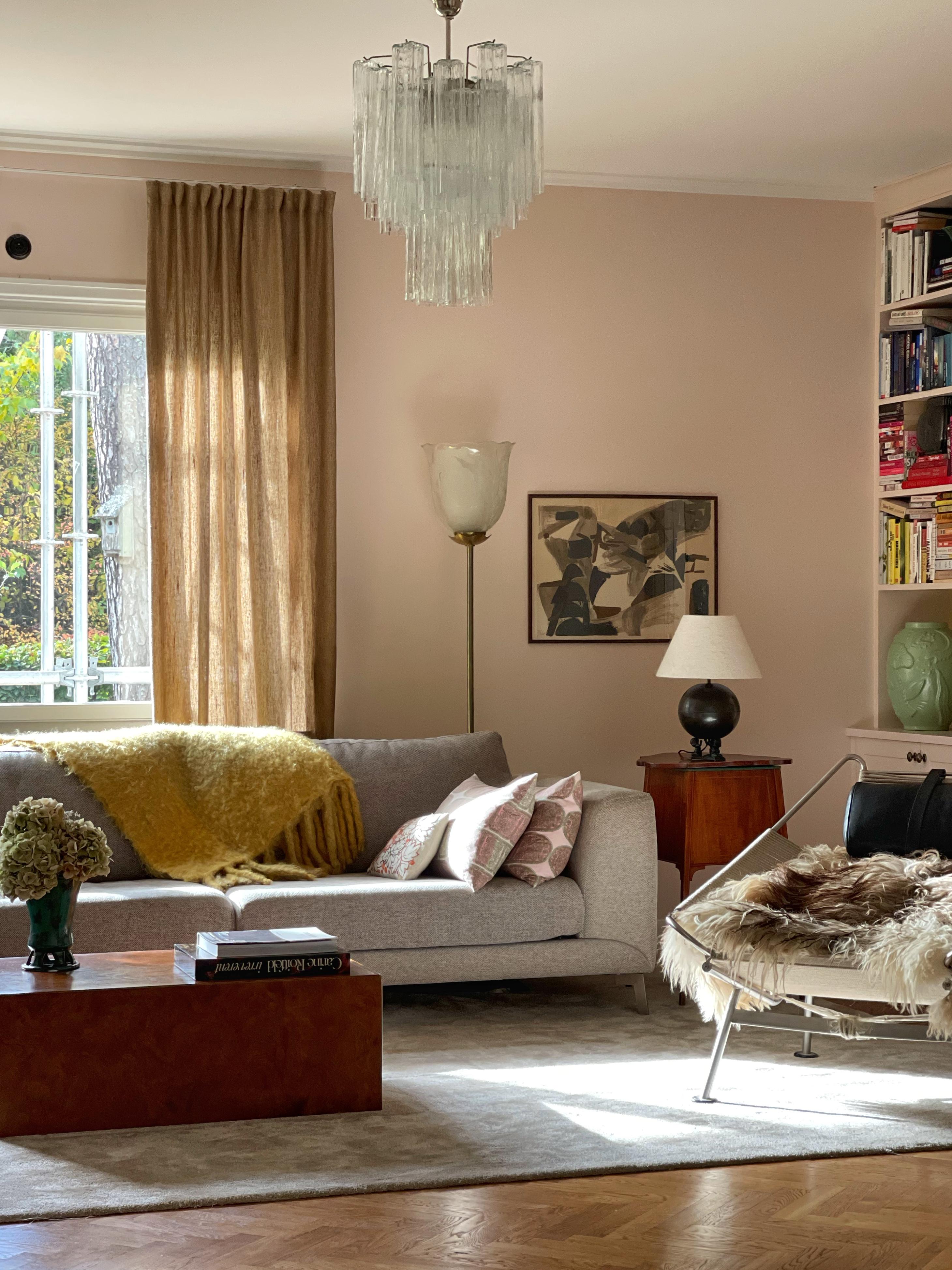Set di 3 lampadari classici di Murano Tronchi nello stile di Venini. dimensioni S.I.M. In condizioni ottime in vendita a Bromma, SE