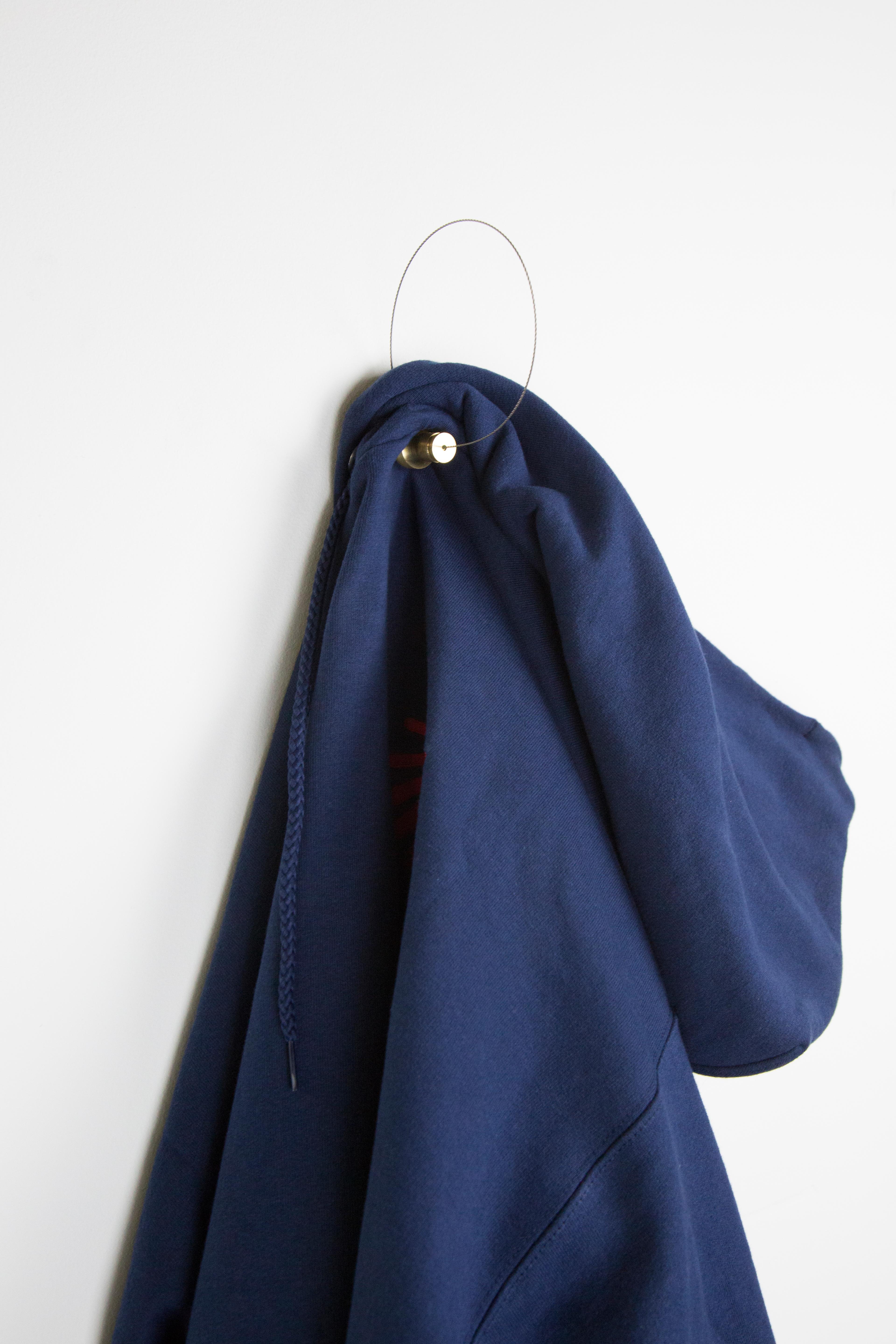Post-Modern Set of 3 Coat Hooks by Gentner Design For Sale