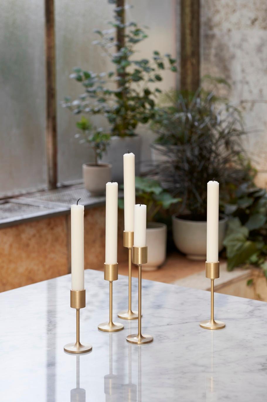 Brass Set of 3 Collect Candle Holders SC57-SC59 by Space Copenhagen for & Tradition For Sale