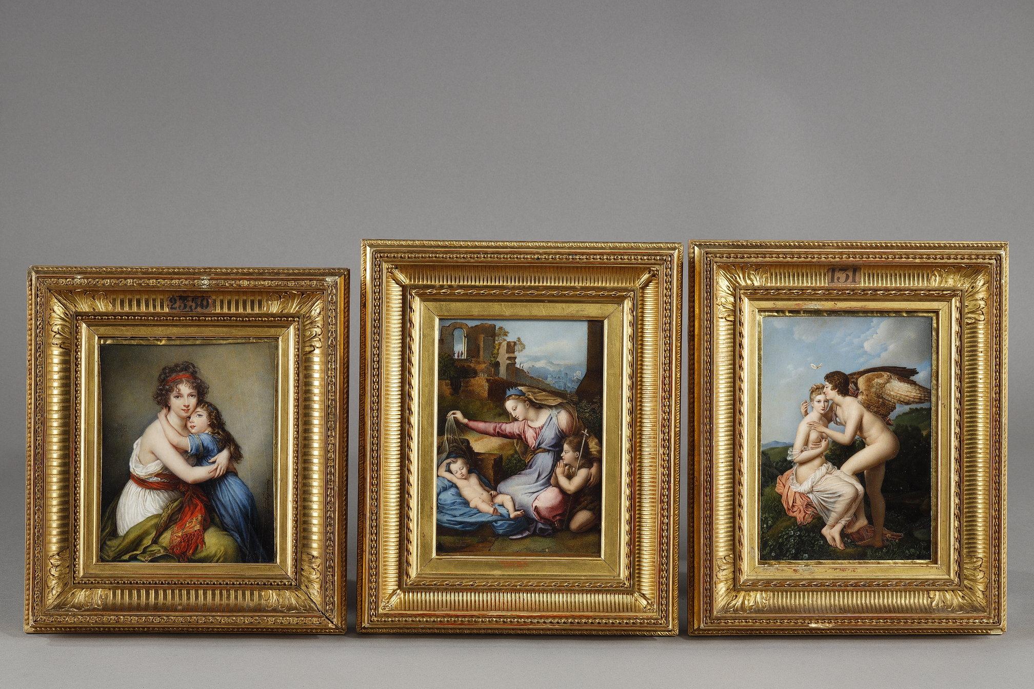 Juego de 3 miniaturas coleccionables Francés en venta