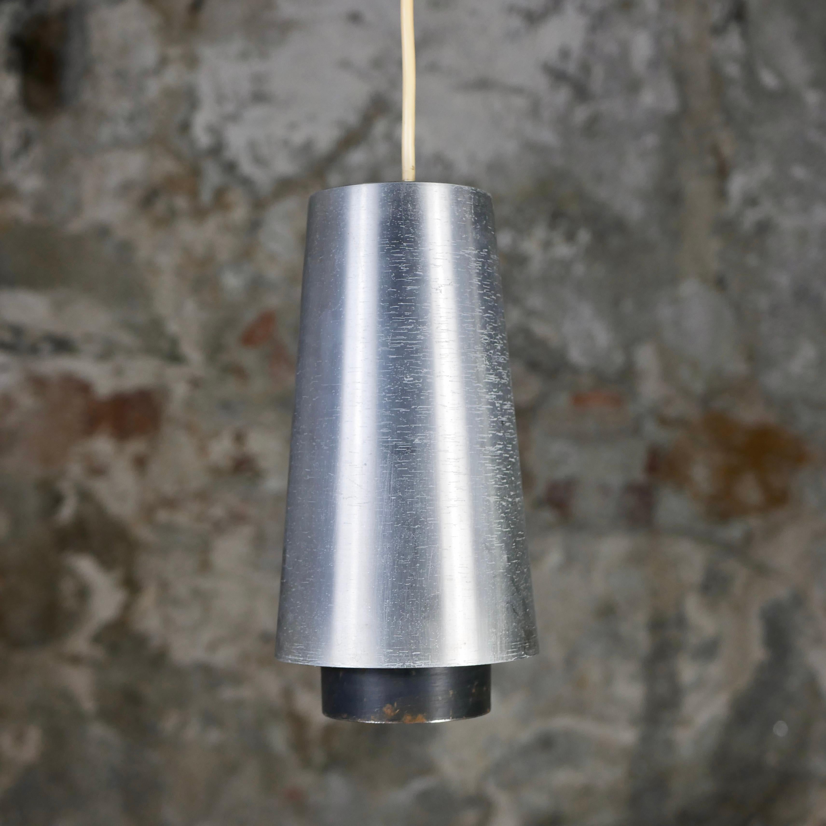 Set of 3 conical pendants by Rack, Netherlands, 1960s For Sale 1