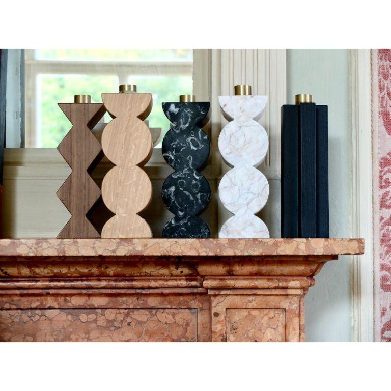 Set of 3, Constantin Candle Holders, Circles by Colé Italia For Sale at