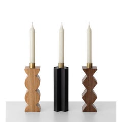 Set  of 3, Constantin Candle Holders, Circles by Colé Italia
