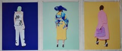 Set of 3 Contemporary Photographic Assemblage Prints, May Lin Le Goff, Ed. 1of 8