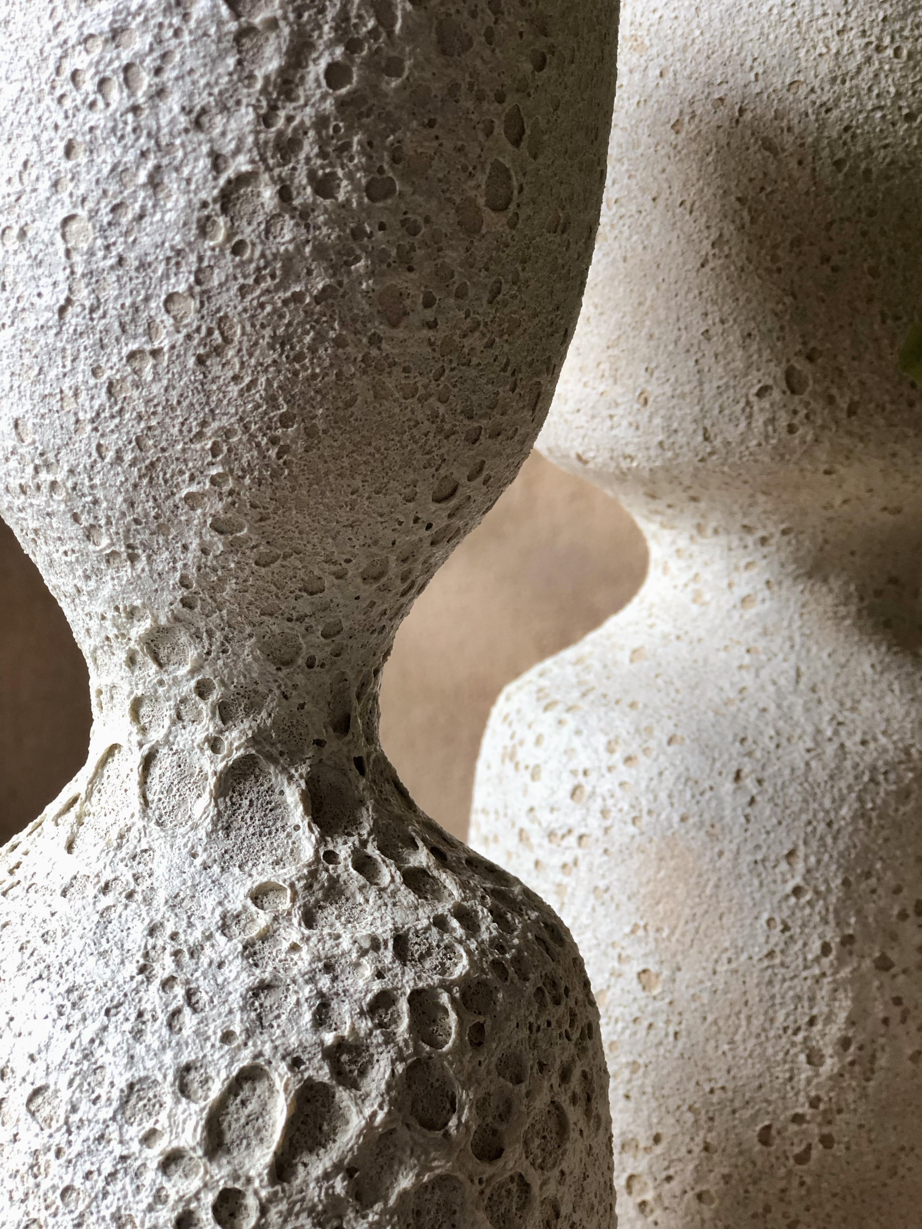 Post-Modern Set Of 3 Crater Vases by Sophie Vaidie For Sale