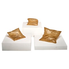 Ensemble de 3 lampes «ushion » de Hajime Goto, 1978-1979
