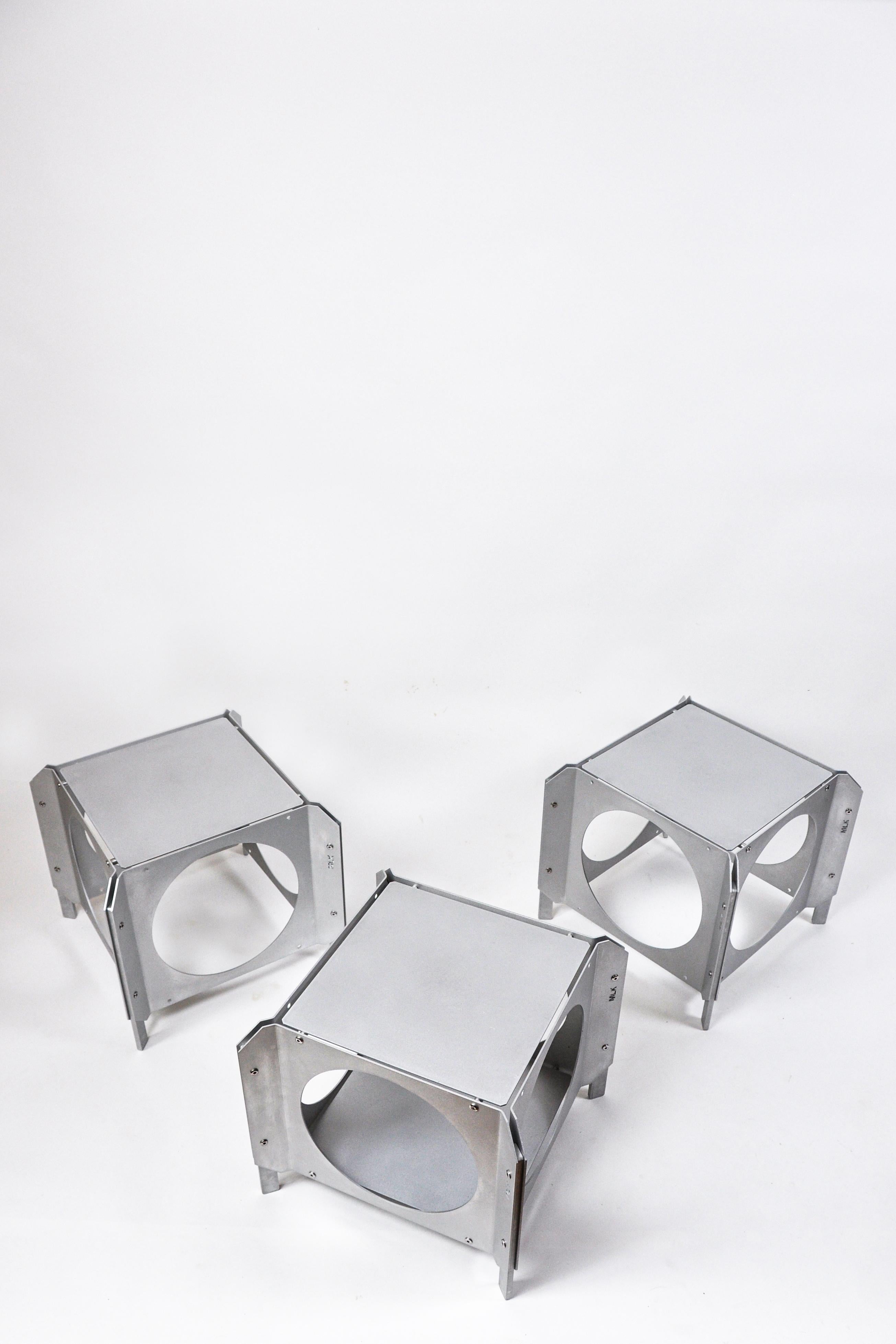 Set di 3 scaffali D300 di MLK Furniture in vendita 2