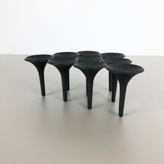 Set of 3 Danish Candleholder "Hornblower" Christel & Christer Holmgren, 1970s