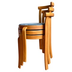 Set of 3 Danish Chairs by Rud Thygesen and Johnny Sørensen for Manus Olesen