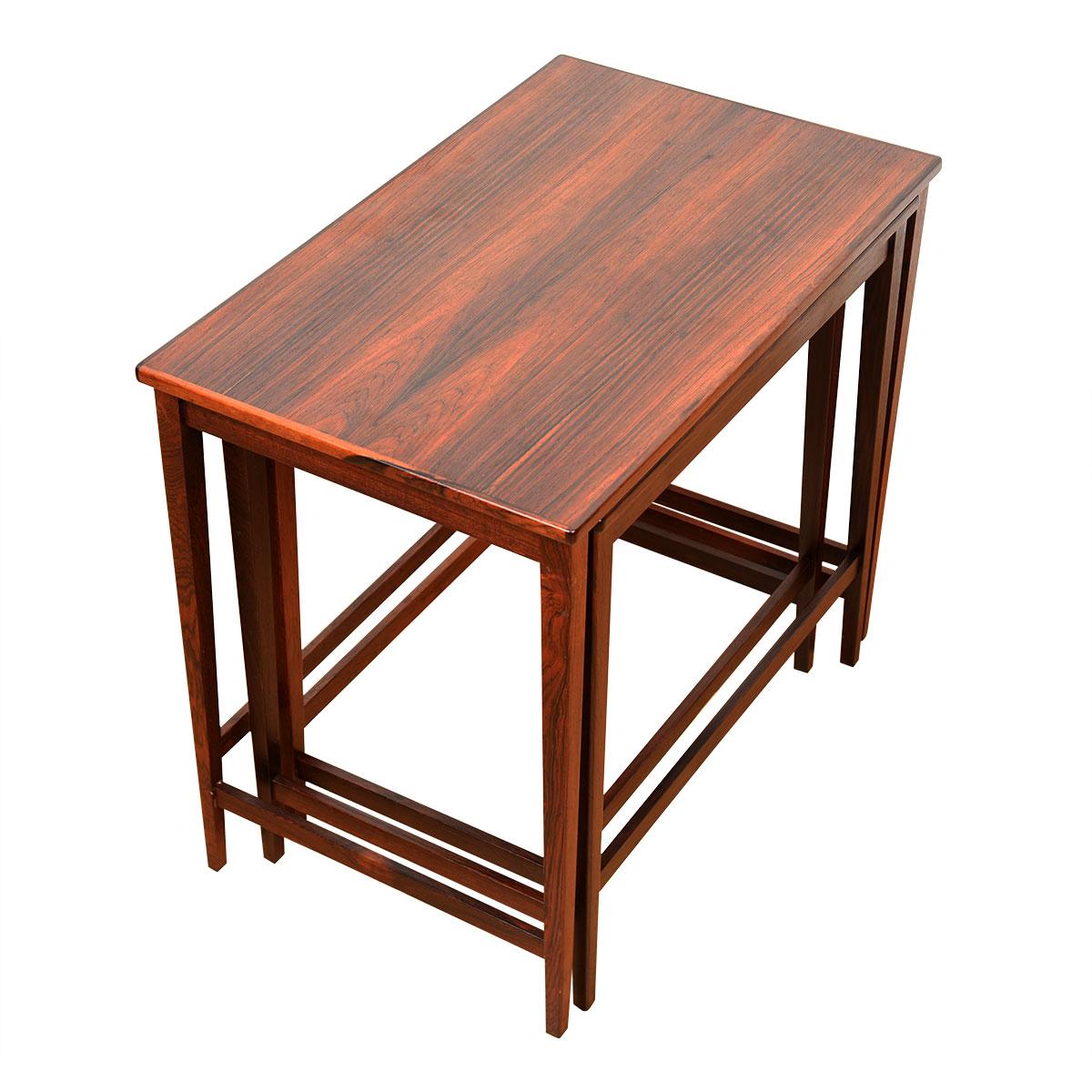 Set of 3 Danish Modern Rosewood Nesting Tables

Additional information:
Material: Rosewood
Featured at DC

Dimension: W 22 x D 14 x H 19.5.