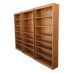 Set of 3 Danish Teak Bookcases, c. 1970s
