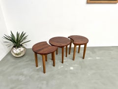Set of 3 Danish Teak Modular Coffee Tables, 1960s