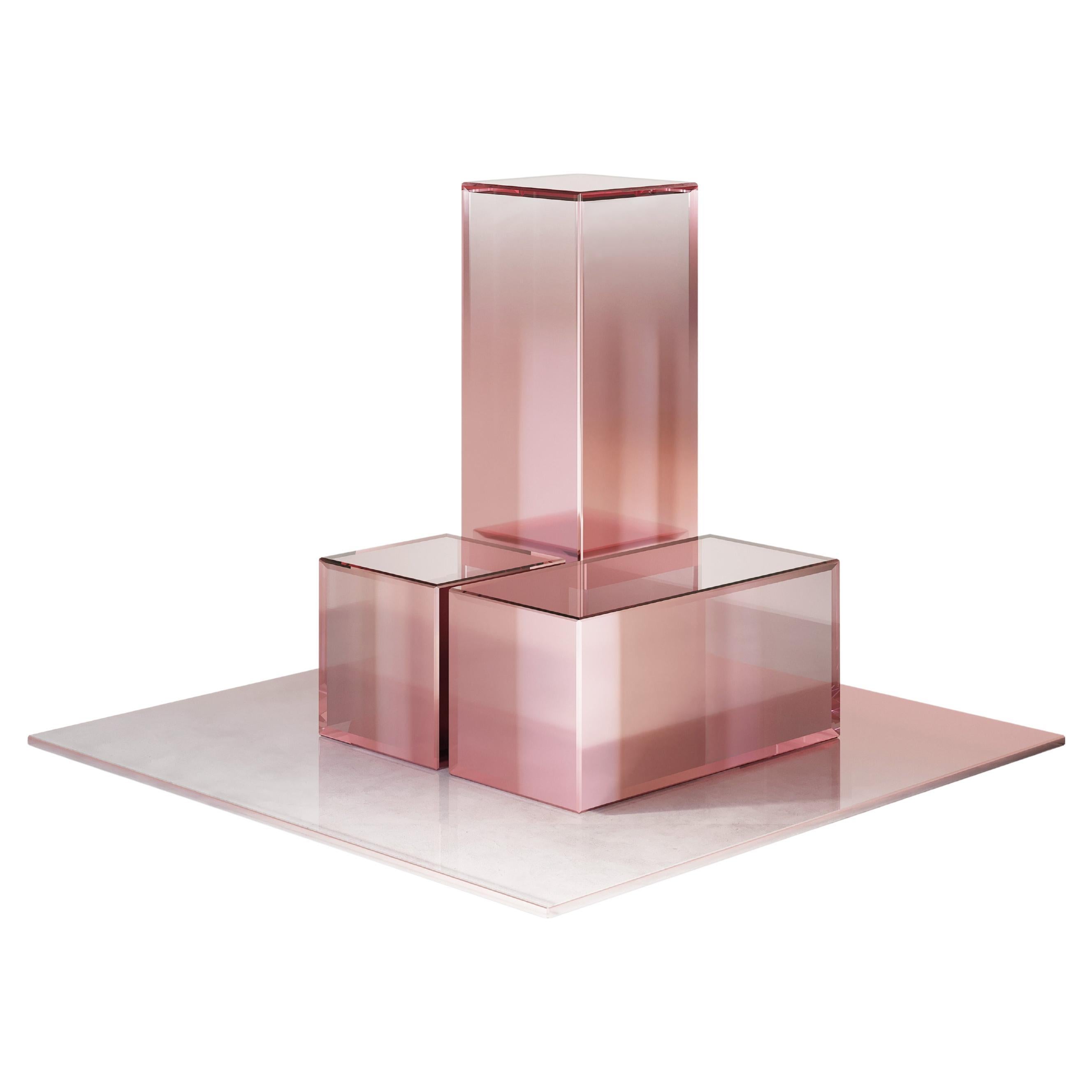 Set of 3 Sunrise Décor Boxes by Formaminima For Sale at 1stDibs