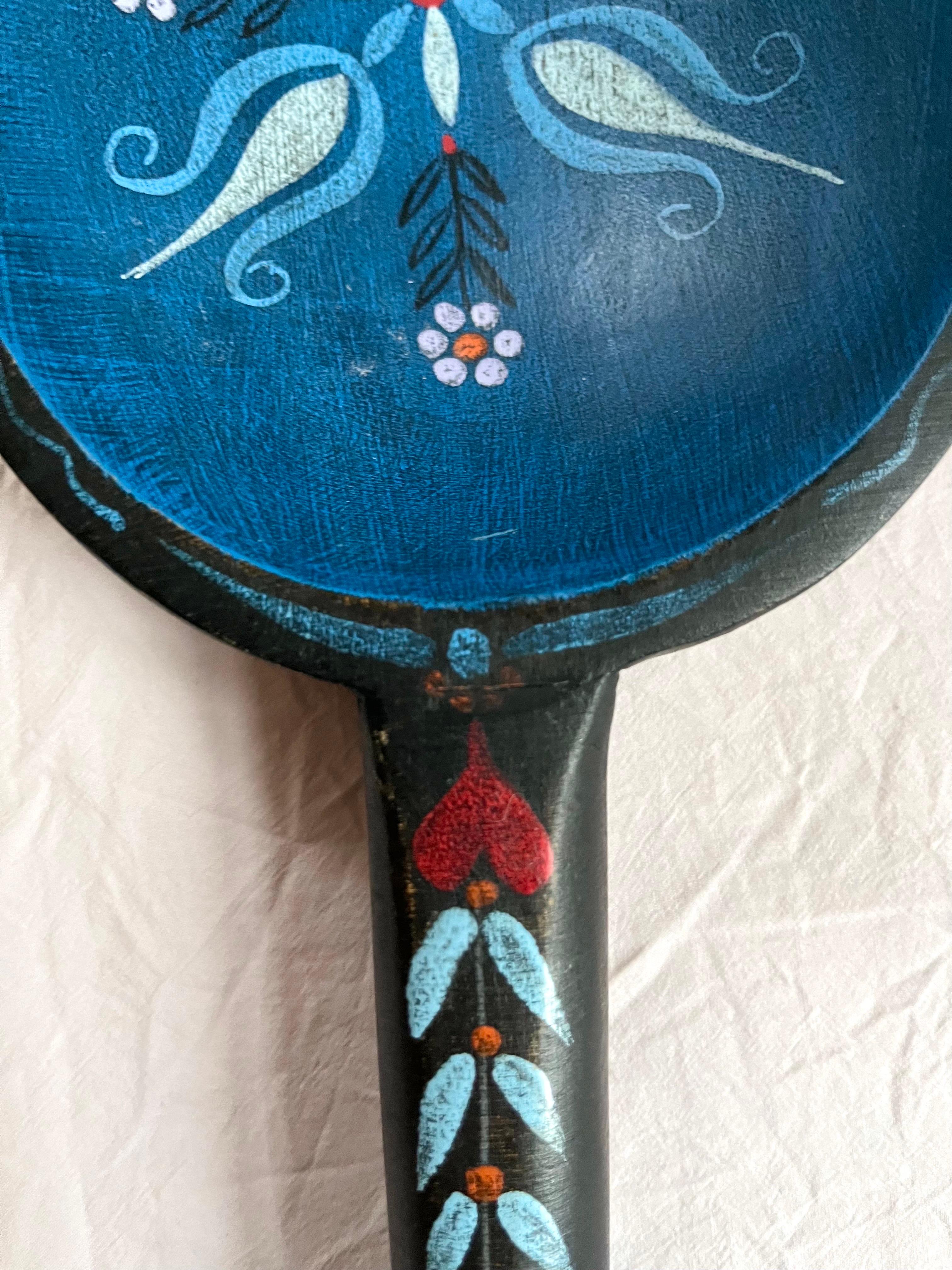 Conjunto de 3 piezas decorativas de arte popular sueco, c. 1900-1930 en venta 3