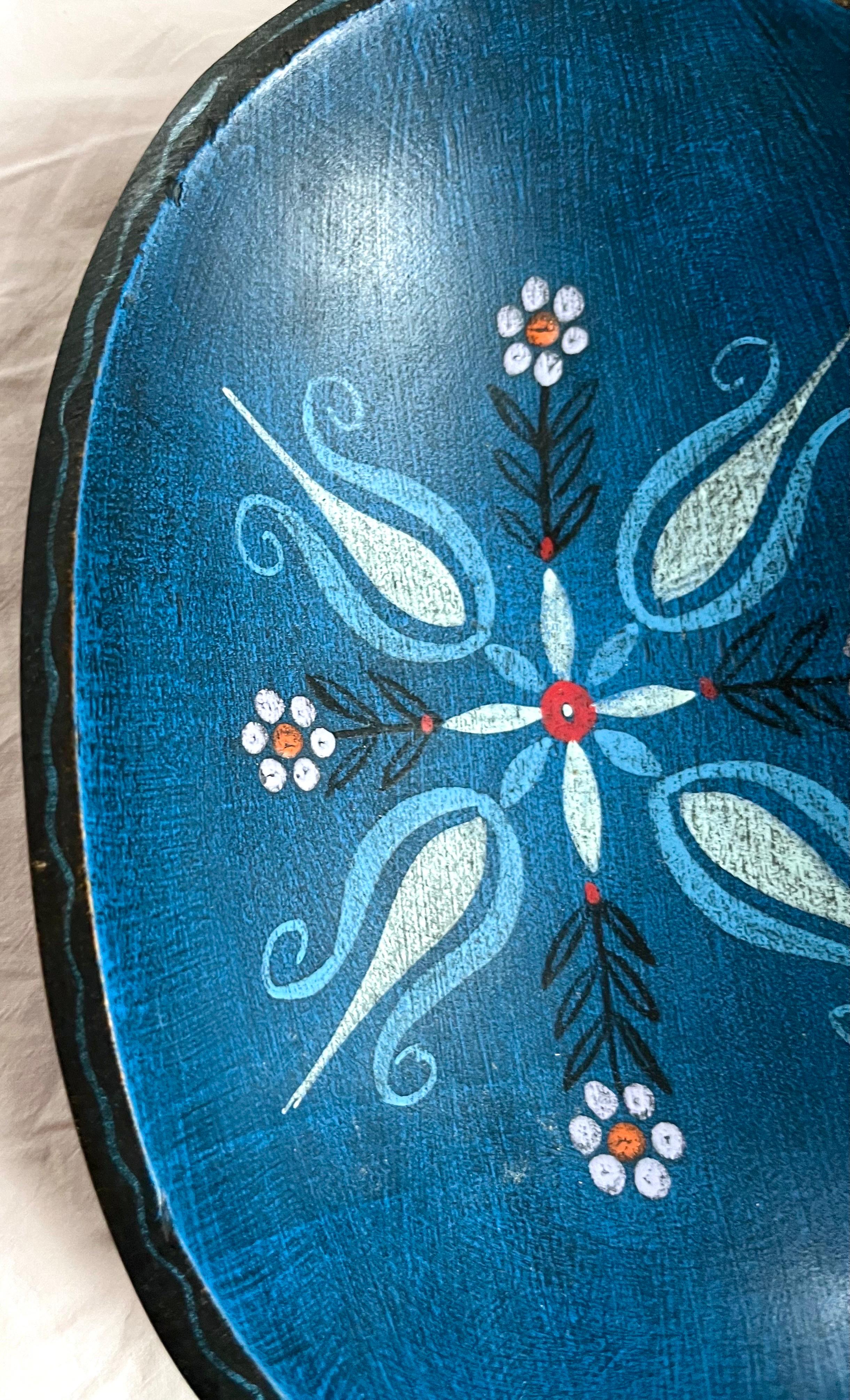 Conjunto de 3 piezas decorativas de arte popular sueco, c. 1900-1930 en venta 4