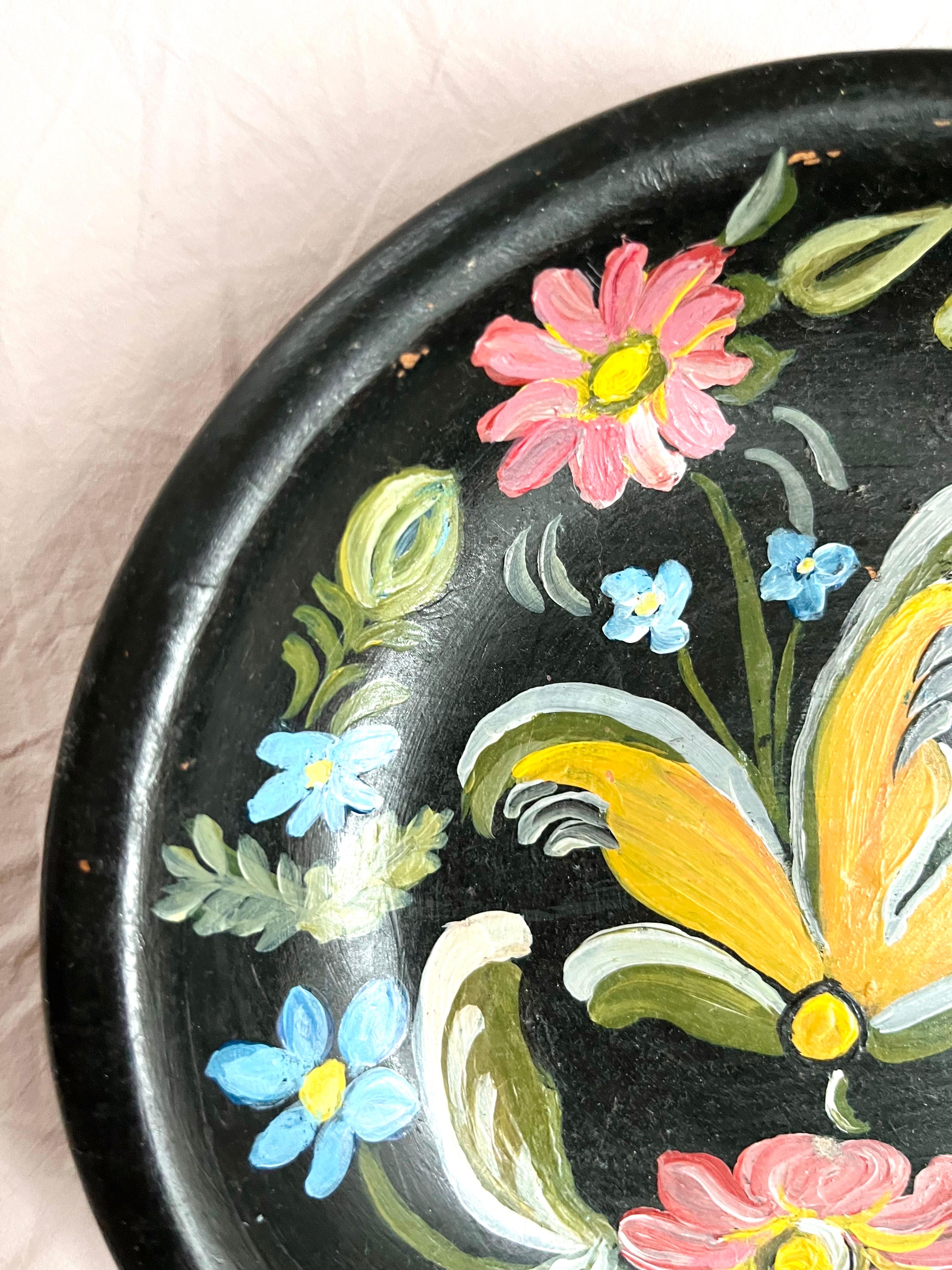 Conjunto de 3 piezas decorativas de arte popular sueco, c. 1900-1930 en Bueno estado para la venta en Frederiksberg C, DK
