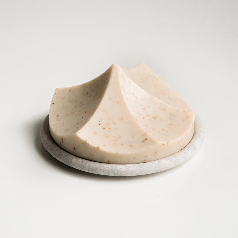 Hand-poured in Pinole Valley, CA in collaboration with Tonic Naturals

Luscious soap and unique shapes, form and function work together to add a different kind of beauty to the daily ritual of bathing. Created with an abundance of unique