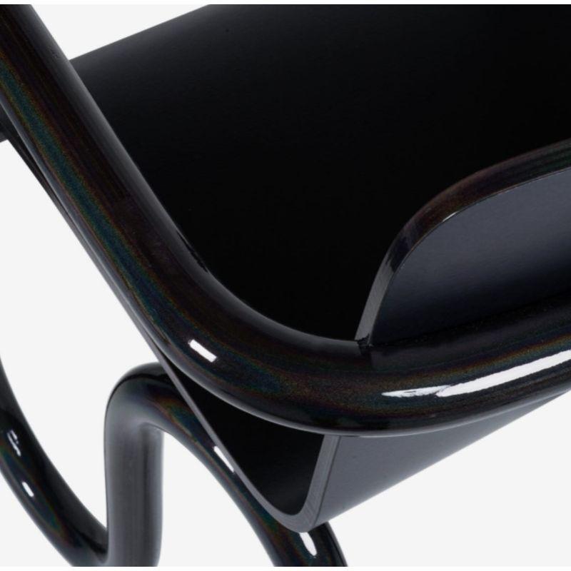 Ensemble de 3 chaises de salle à manger Kolho Original en MDJ KUU Black et table par Made by Choice en vente 1