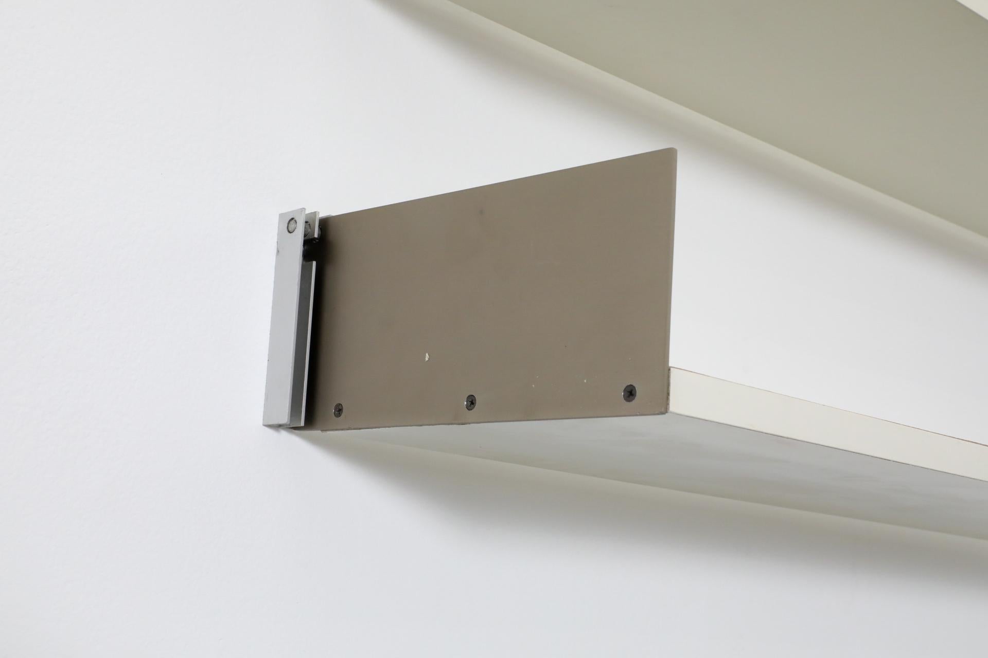 Ensemble de 3 étagères murales Dieter Rams System 606 pour Vitsoe en Champagne 5