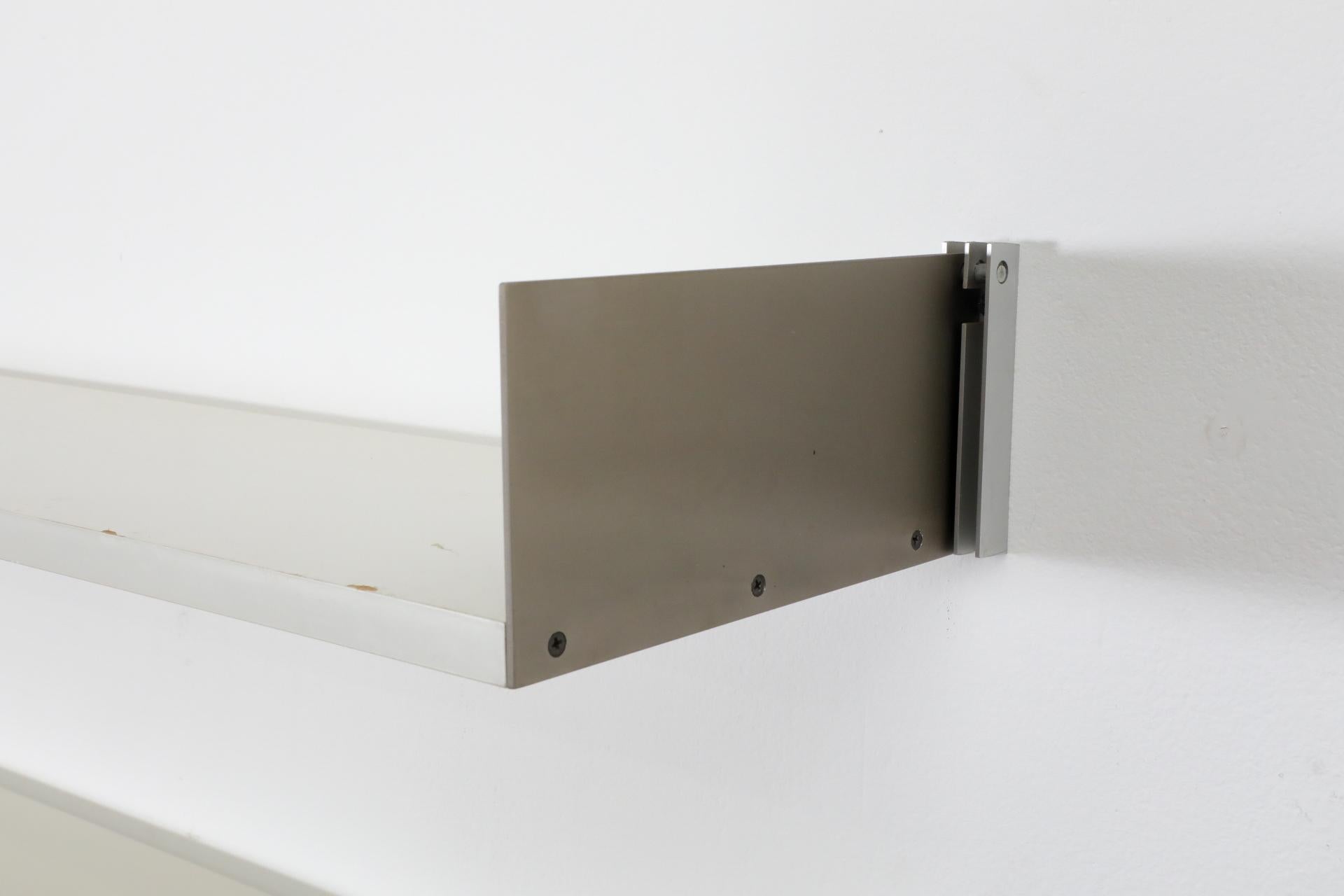 Métal Ensemble de 3 étagères murales Dieter Rams System 606 pour Vitsoe en Champagne