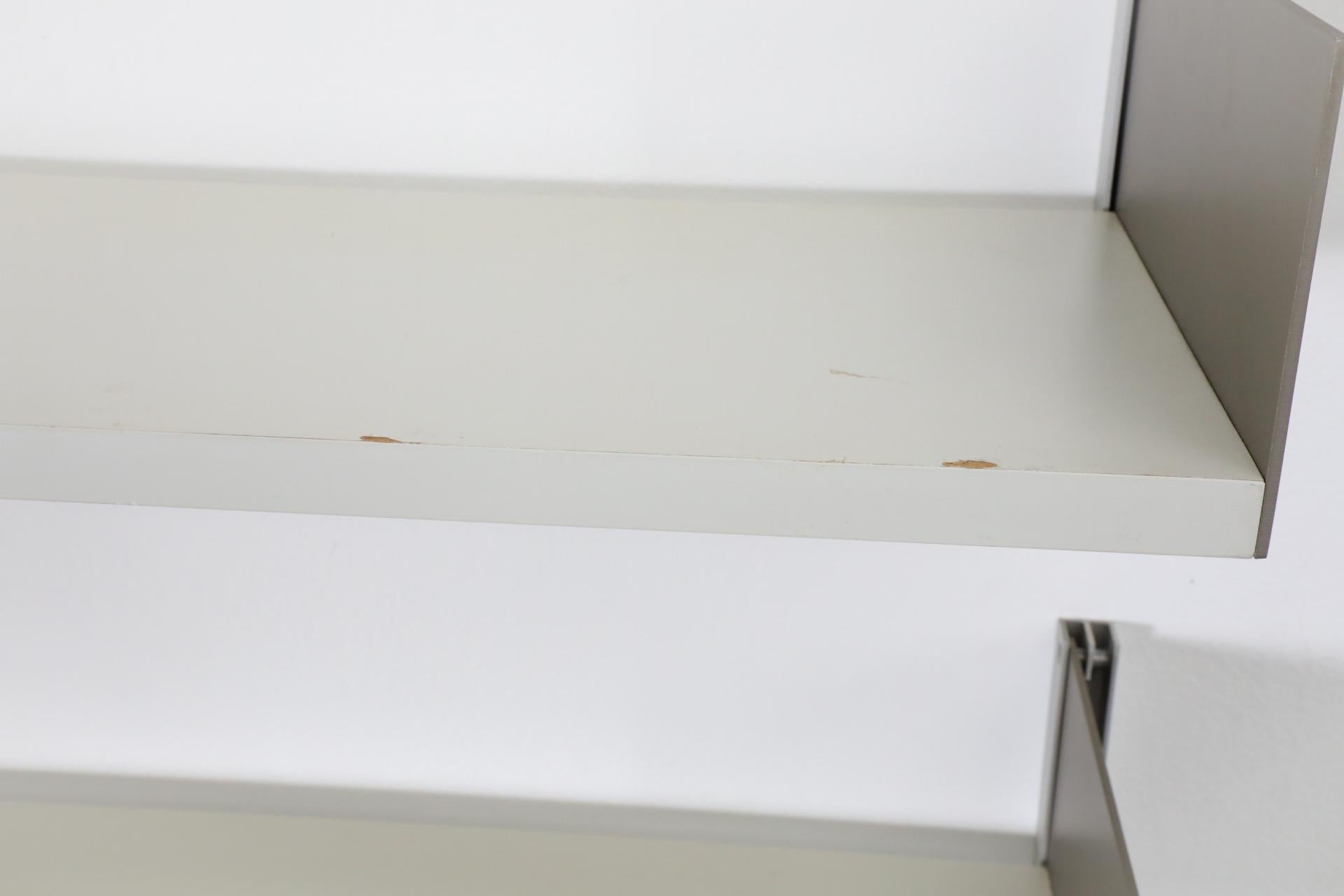 Ensemble de 3 étagères murales Dieter Rams System 606 pour Vitsoe en Champagne 1