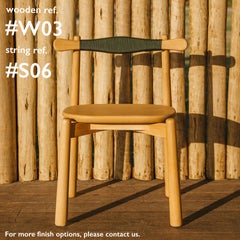 Set of 3  Dining Chair Uçá  - All solid wood.