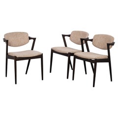 Set of 3 Dining Chairs by Kai Kristiansen for Schou Andersen, Denmark, 1950s