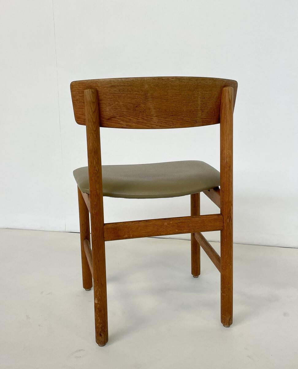 Danish Set of 3 Dining Chairs Model 236 by Børge Mogensen, Denmark, 1950s For Sale