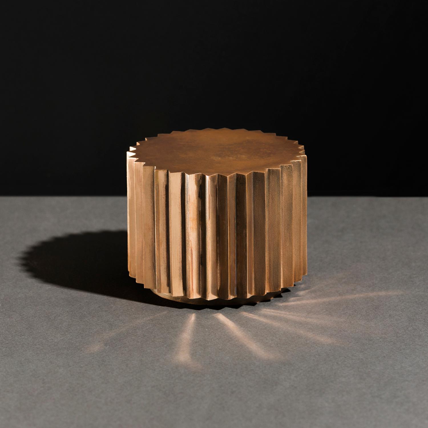 Aluminium Ensemble de 3 tables Doris de Fred et Juul en vente
