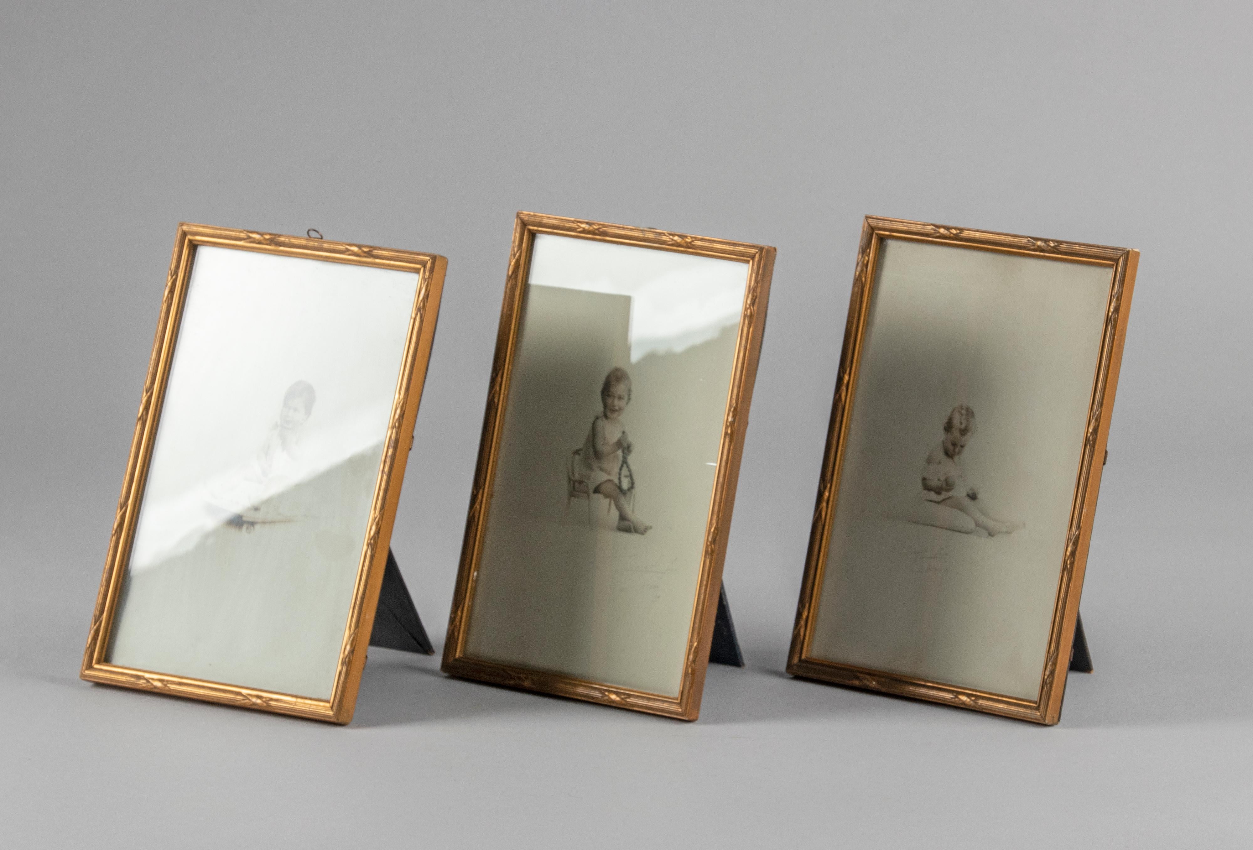 Set of 3 Early 20th Century Picture Frames in Louis XVI-Style 5