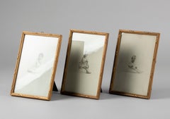 Set di 3 cornici dell'inizio del XX secolo in stile Luigi XVI
