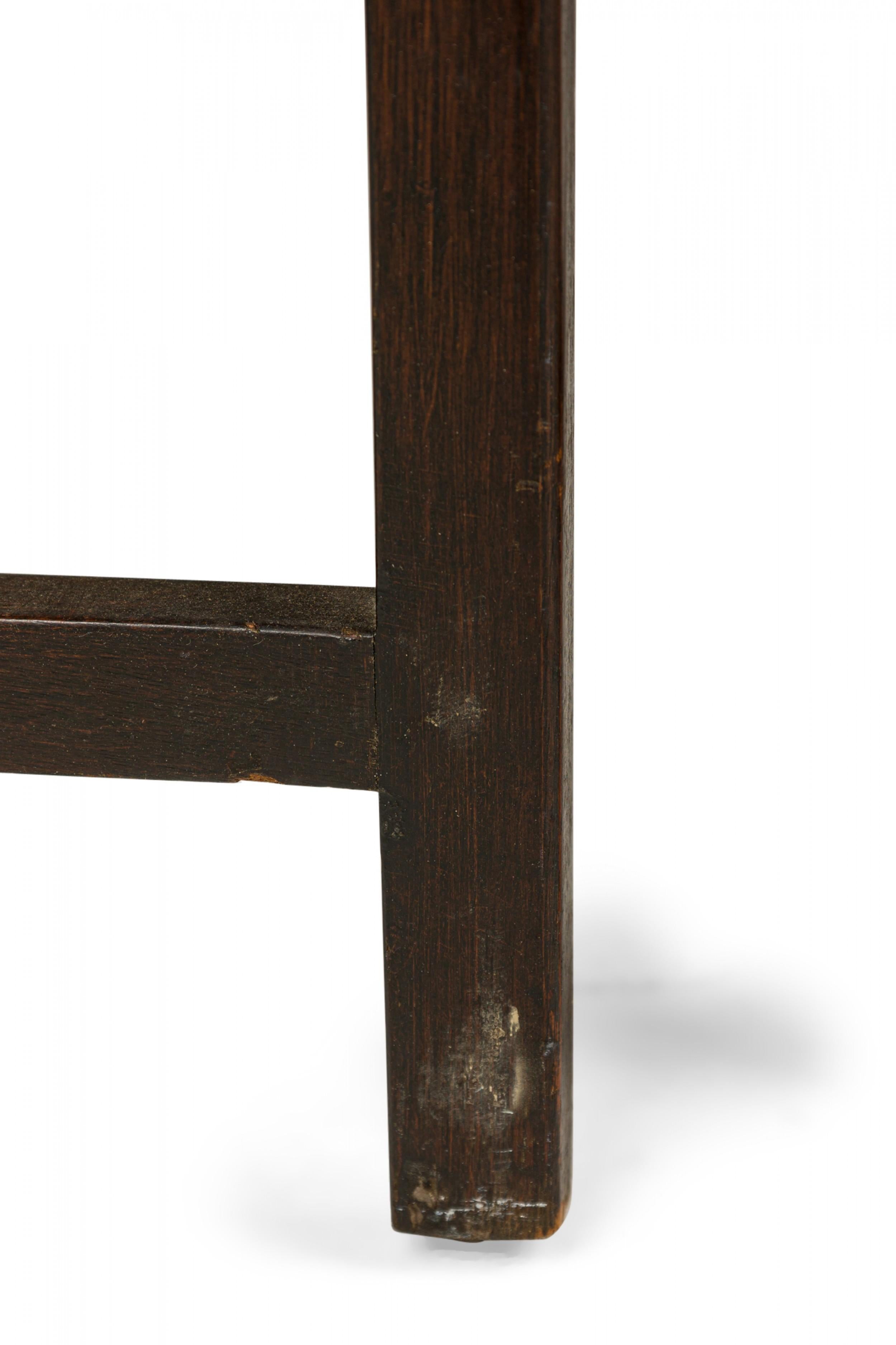 Set of 3 Edward Wormley for Dunbar Iron & Wood Nesting Tables For Sale 5
