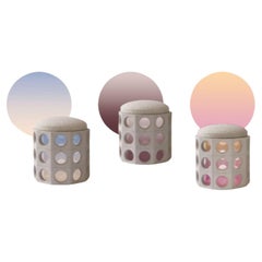 Set of 3 Elemento Poufs by Houtique