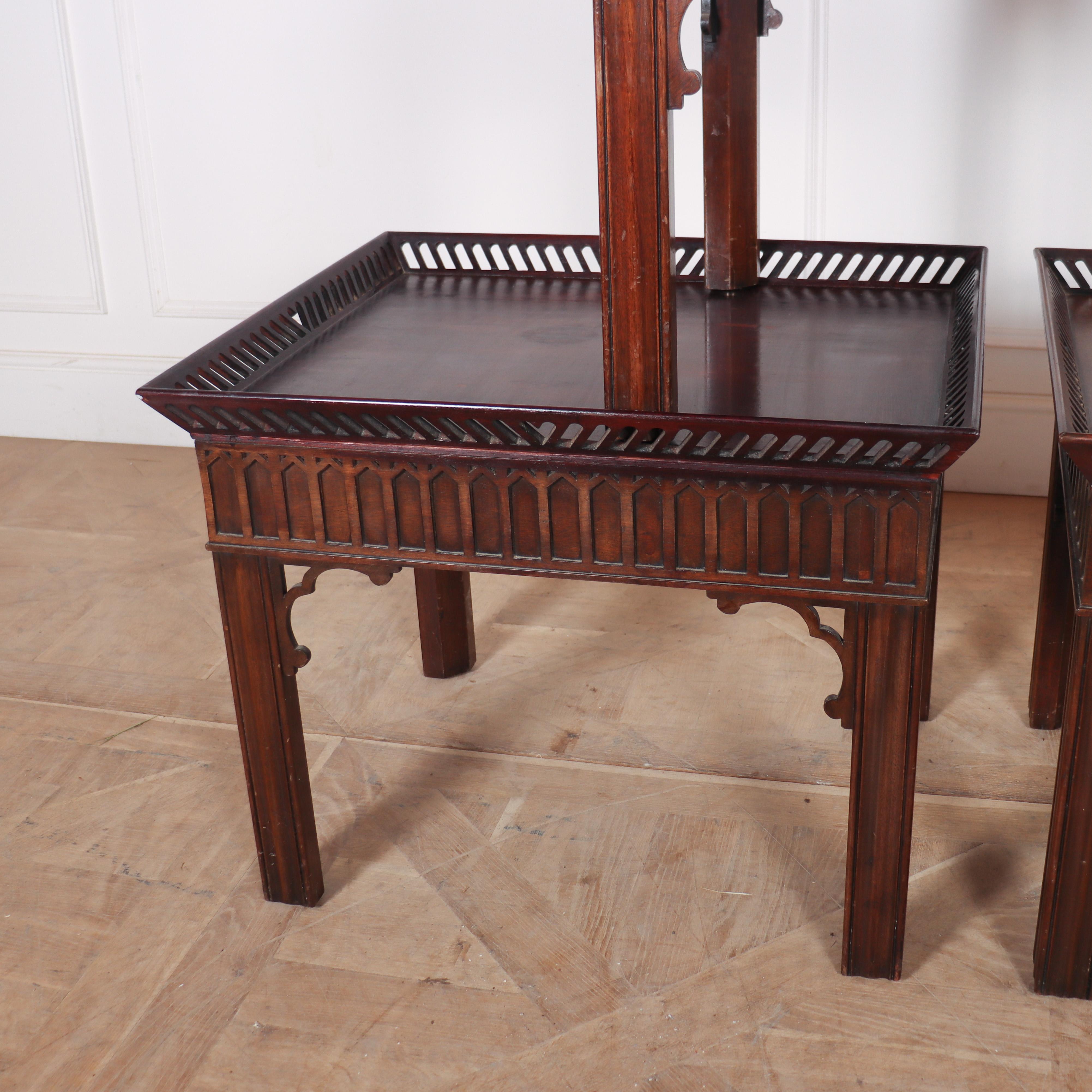 Set of 3 1920s English mahogany lamp tables. Good colour and decoration.

Reference: 7936

Dimensions
28.5 inches (72 cms) Wide
24.5 inches (62 cms) Deep
22.5 inches (57 cms) High