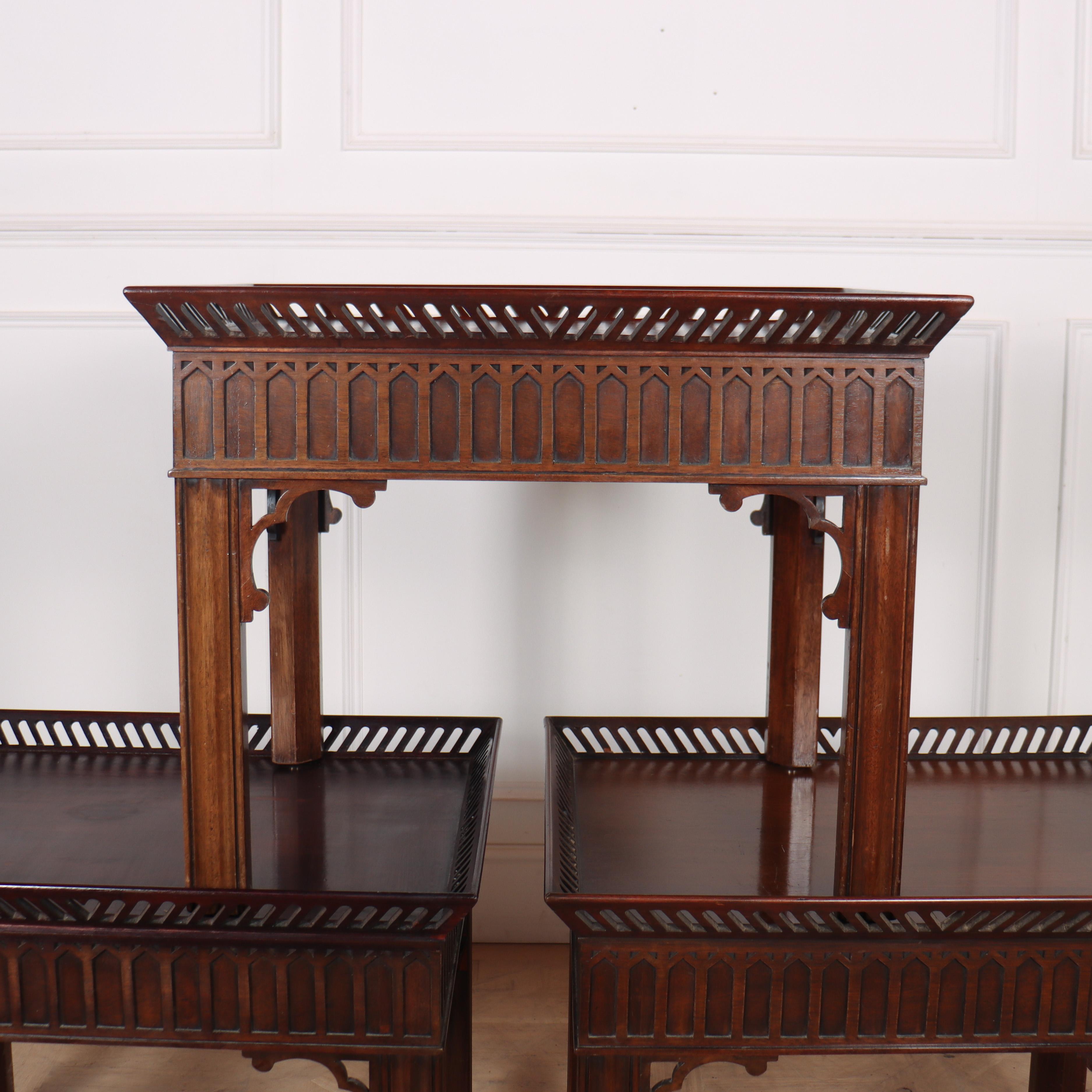 Set of 3 English Lamp Tables For Sale 1